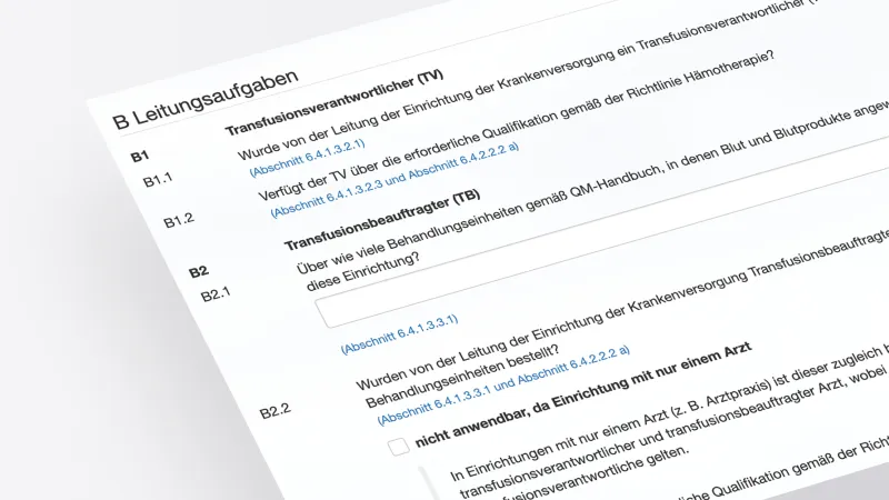 Qualitätsbericht Hämotherapie