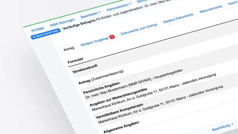 Weiterbildungsbefugnis